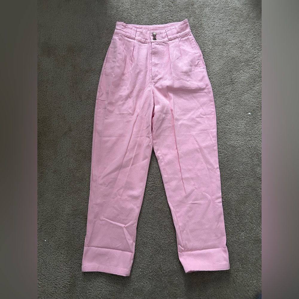Lucy & Yak Pink High Waisted Pants